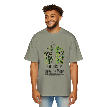 Go Outside Breathe More Oversized Tee