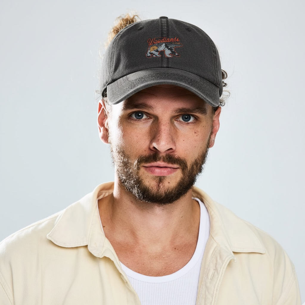 WoodLands Camp Vintage Embroidered Cap