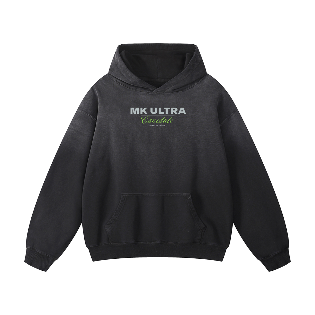 MK Ultra Candidate Faded Hoodie (Green)